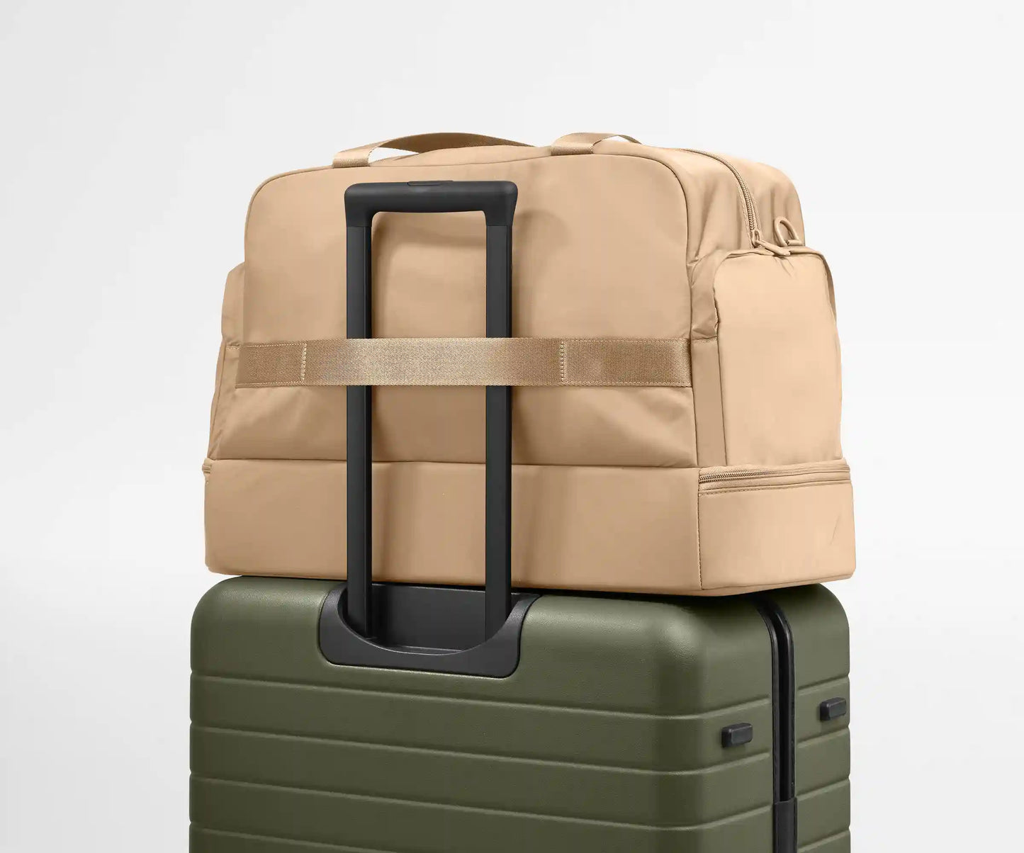 Featherlight Weekender in Camel Brown