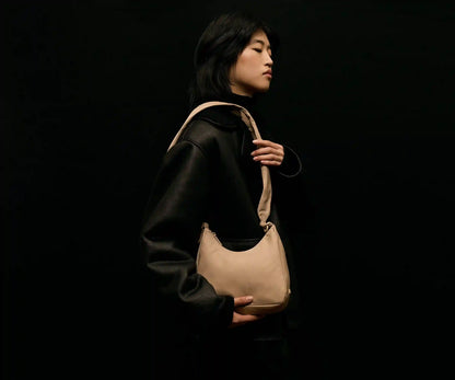 Featherlight Duo Crossbody in Camel Brown