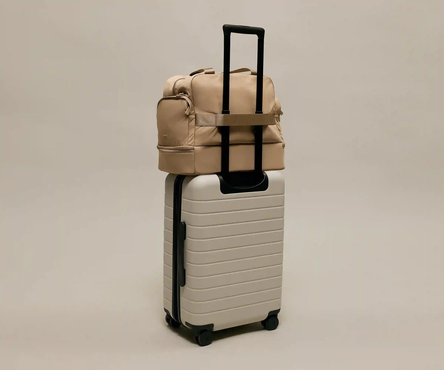 Featherlight Overnight Bag in Camel Brown