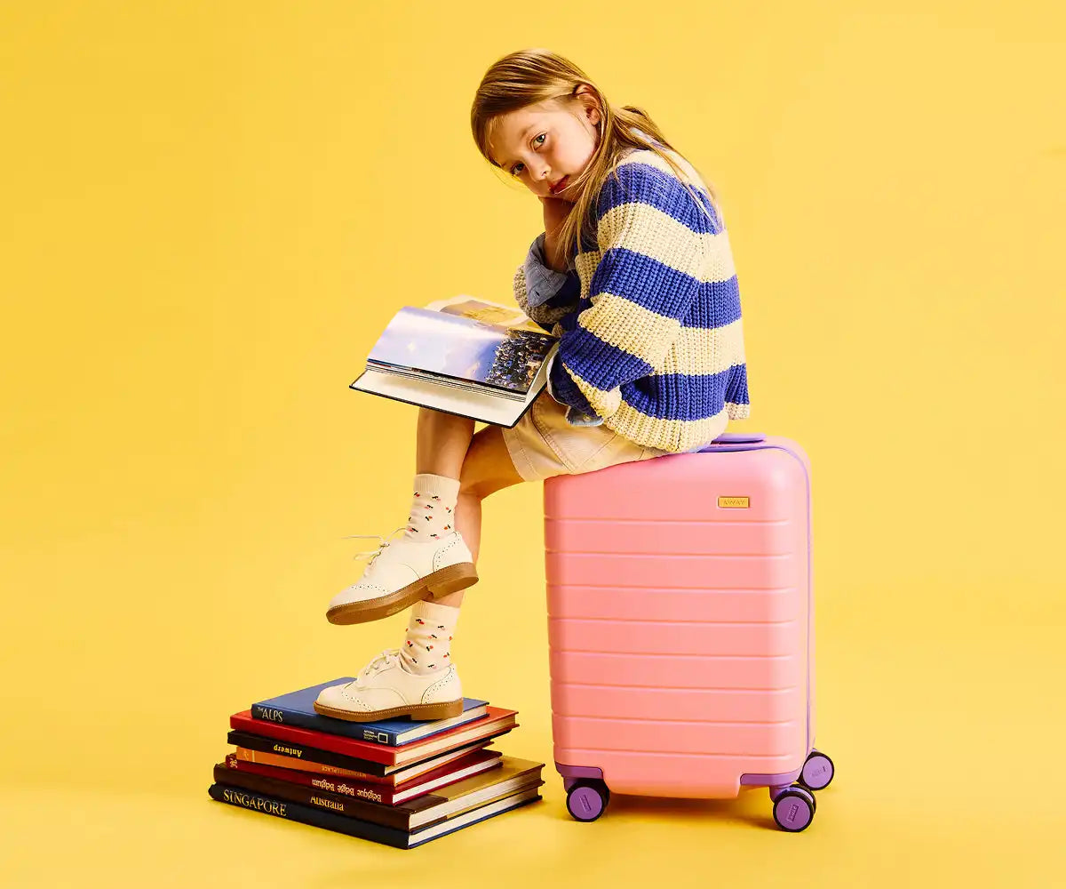 The Kids Carry-On in Berry Pink