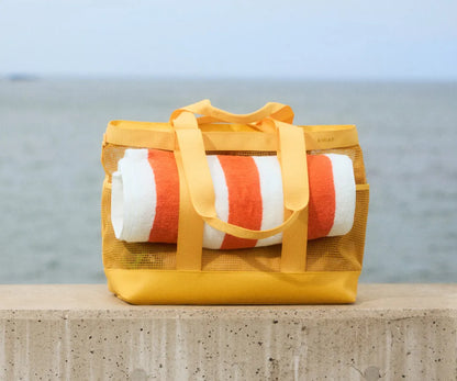 Beach Tote in Golden Hour Yellow