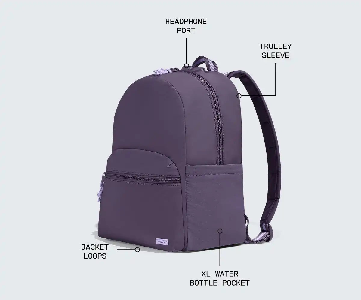 Featherlight Daily Backpack in Misty Purple