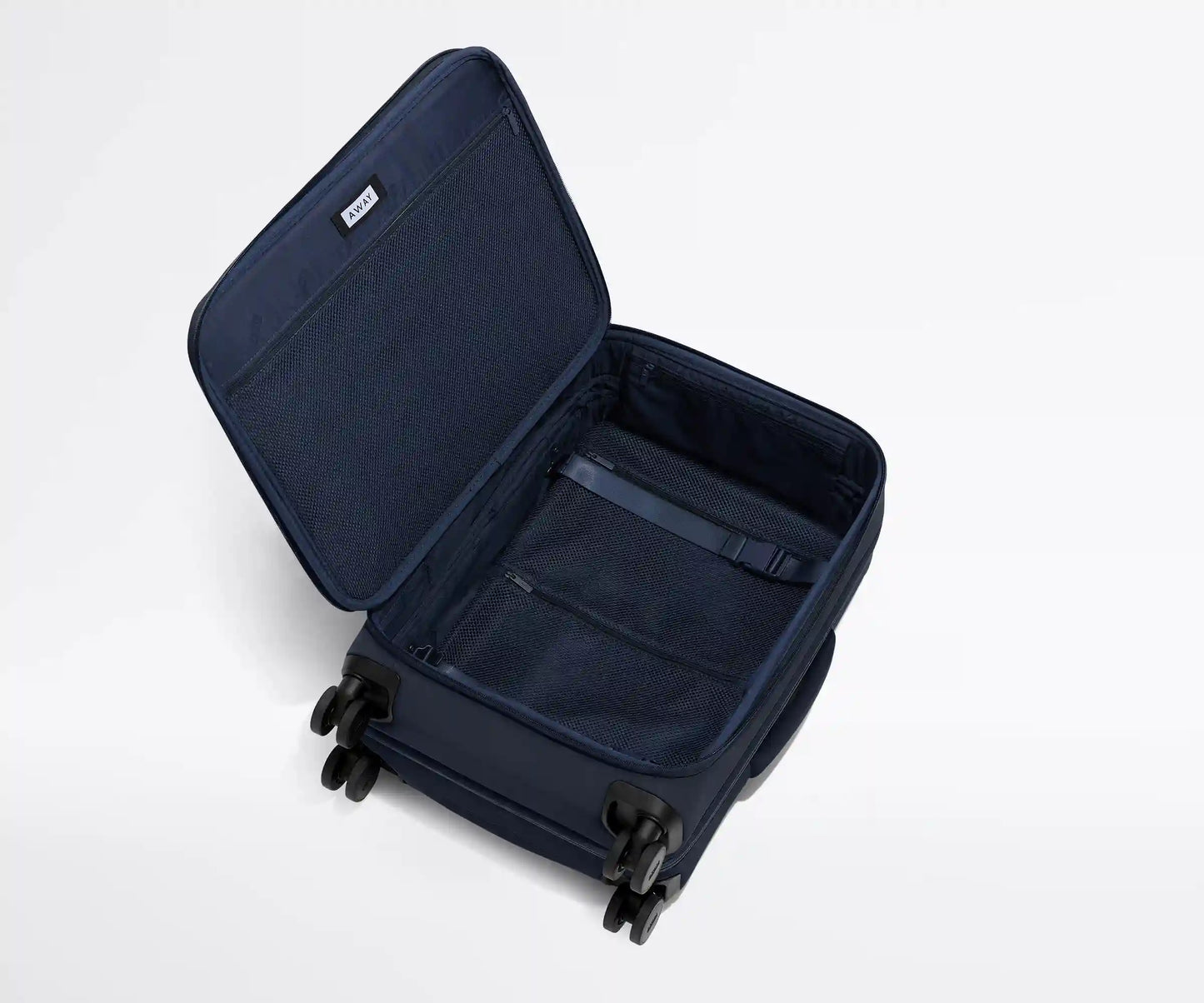 Softside Bigger Carry-On in Navy Blue