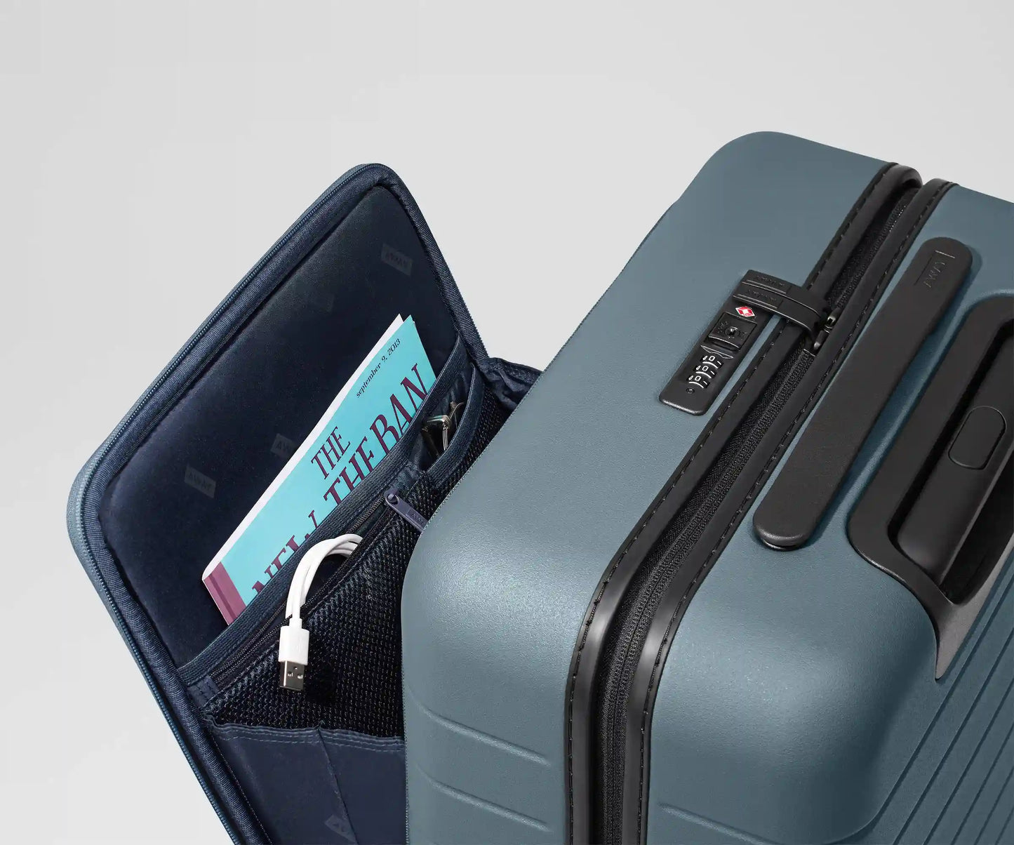 The Executive Bigger Carry-On in Coast Blue