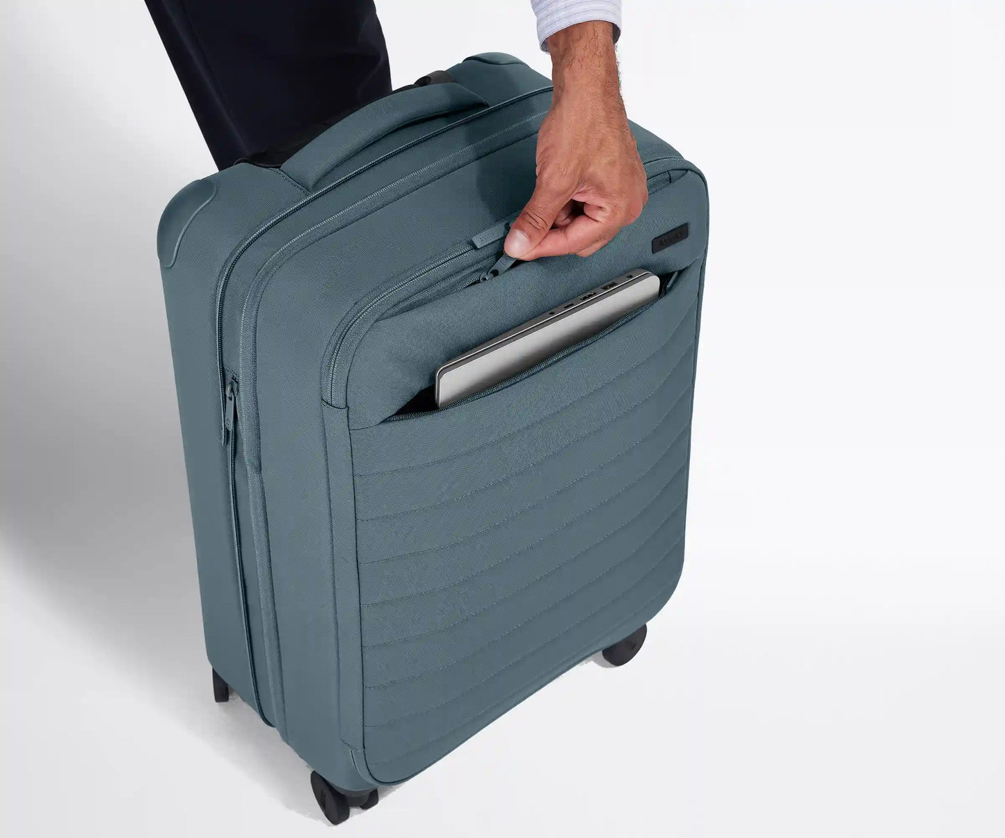 Softside Bigger Carry-On in Coast Blue