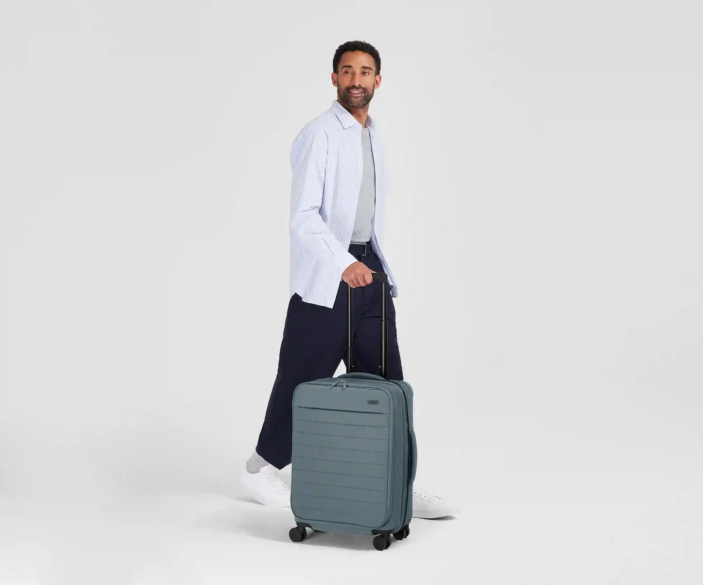 Softside Bigger Carry-On in Coast Blue