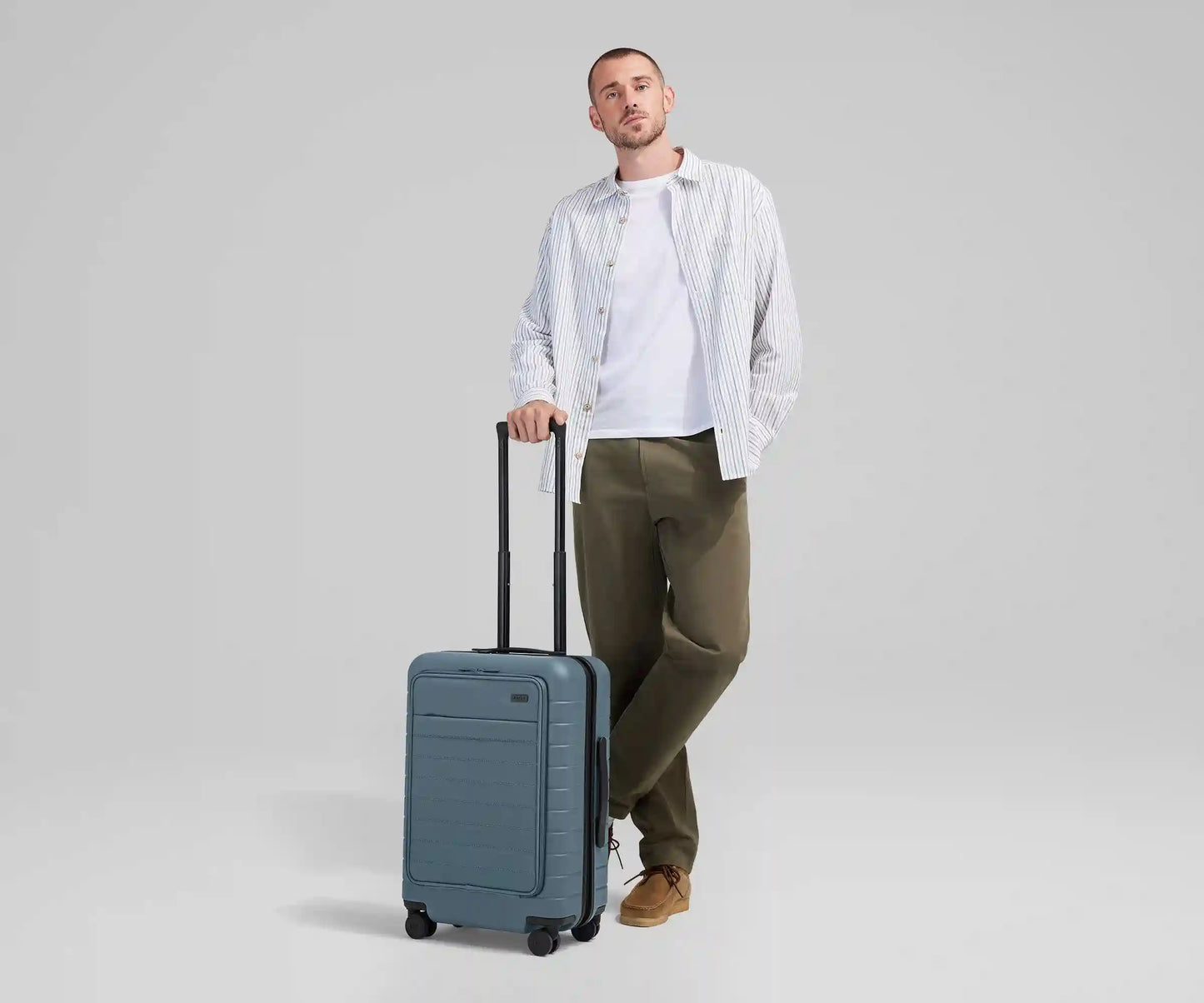 The Executive Bigger Carry-On in Coast Blue