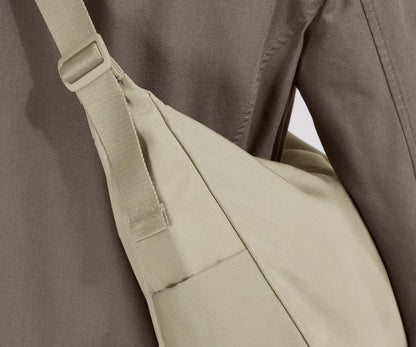 Large Featherlight Crossbody in Salt White