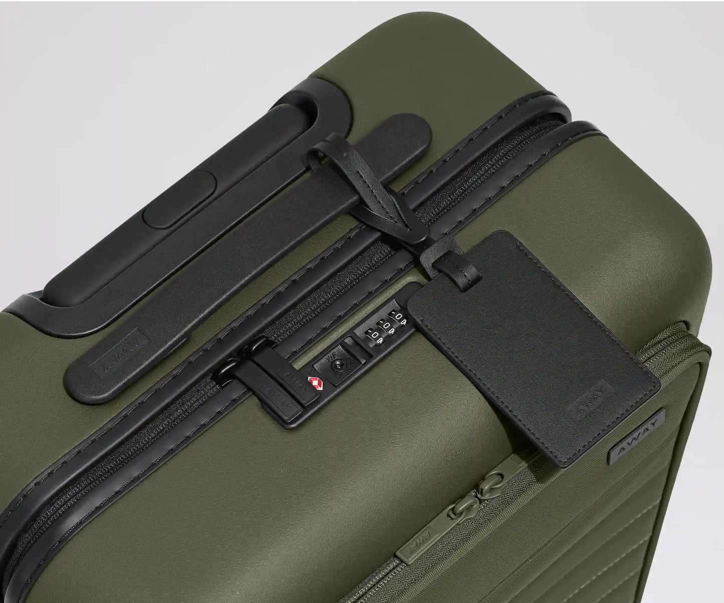 The Executive Bigger Carry-On in Olive Green