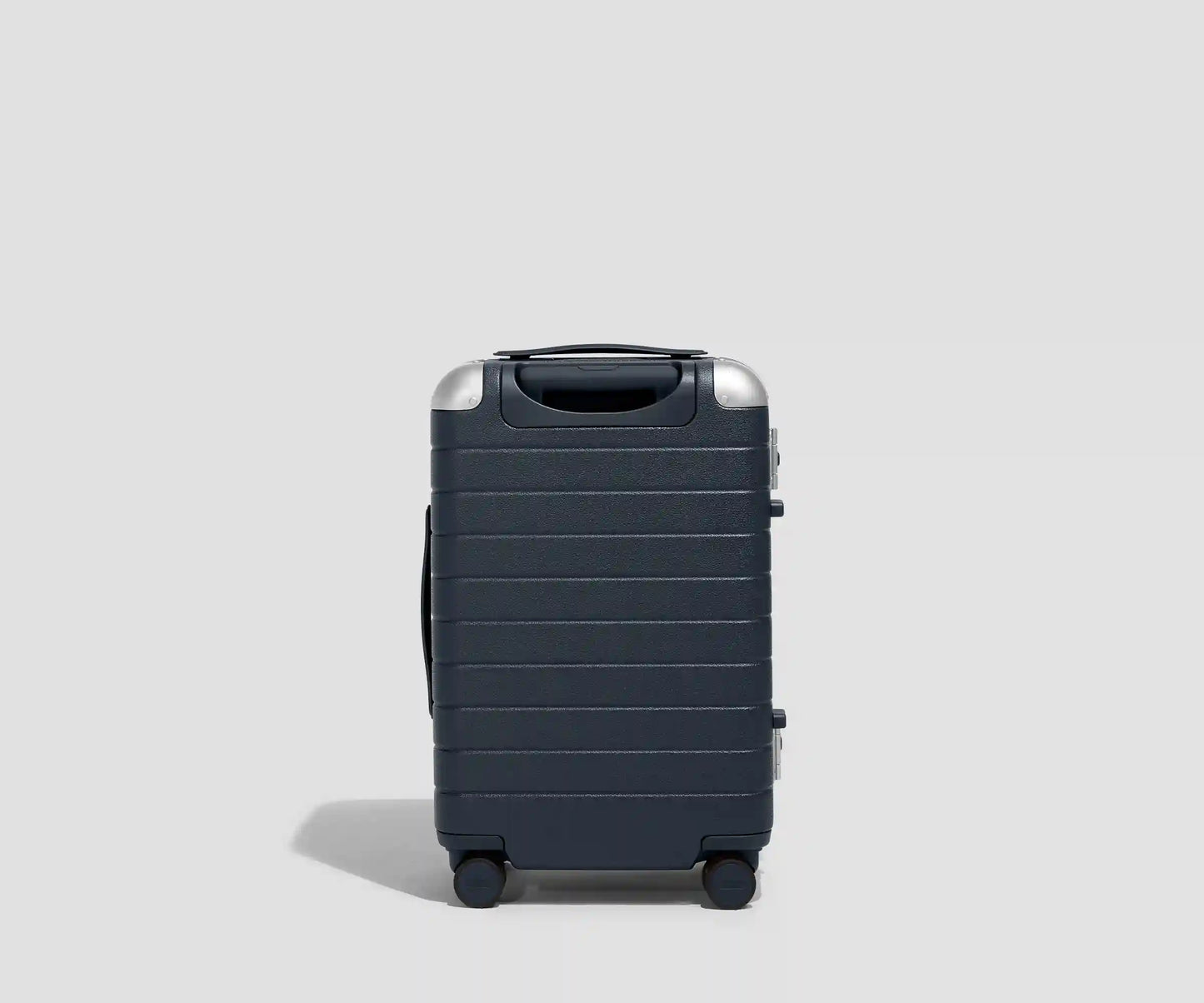 The Aluminum Edge Carry-On in Navy Blue