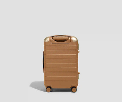 The Aluminum Edge Carry-On in Cognac Brown