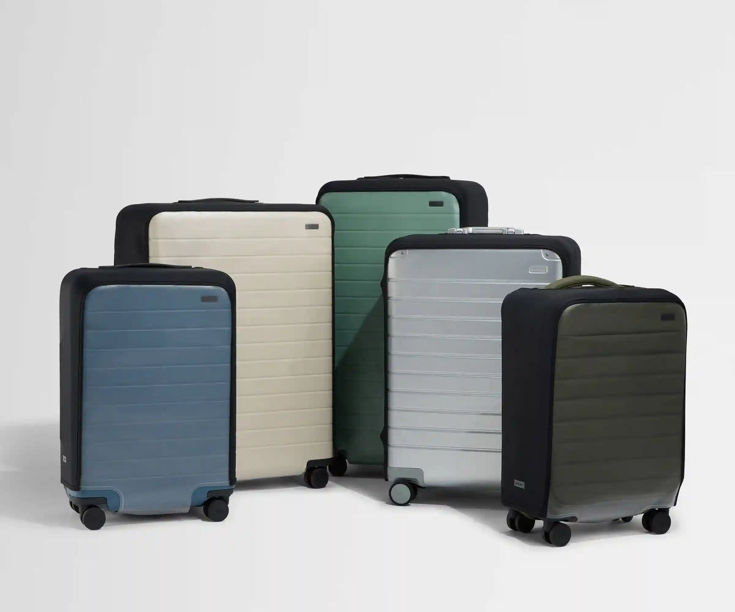 Clear Luggage Cover in The Carry-On