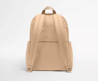 Large Featherlight Backpack in Camel Brown