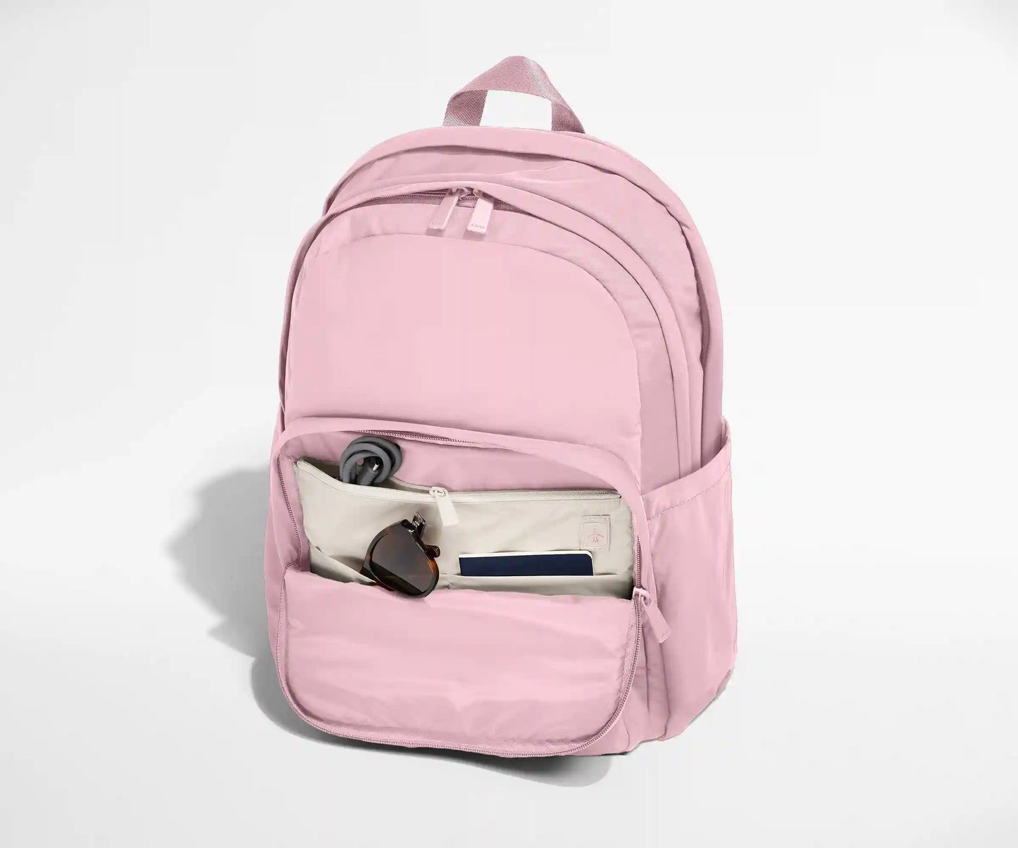 Large Featherlight Backpack in Glacial Pink