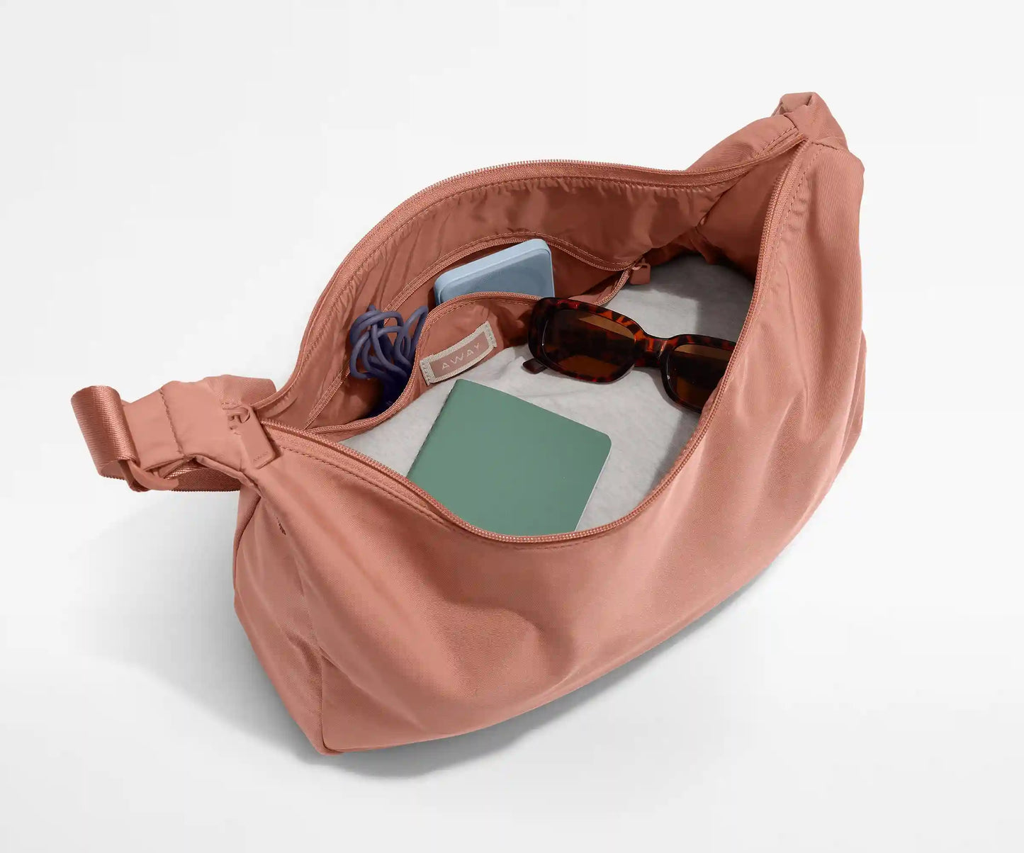 Featherlight Crossbody in Clay Pink