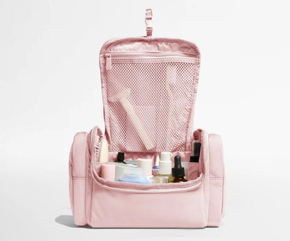 Featherlight Hanging Travel Vanity in Blush Pink