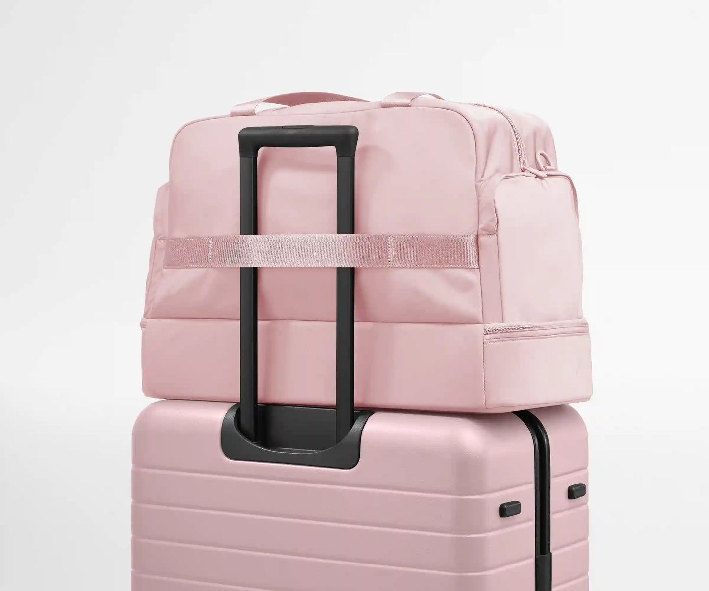 Featherlight Weekender in Blush Pink