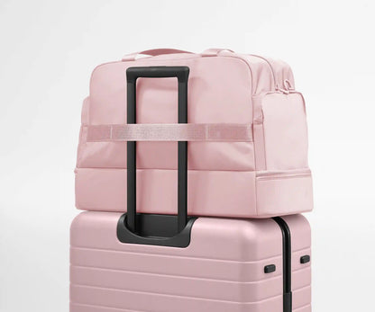 Featherlight Weekender in Blush Pink