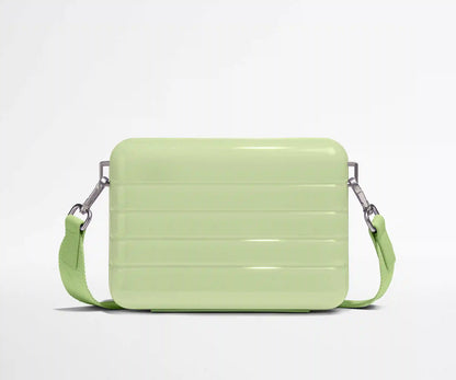 The Mini Crossbody in Glazed Matcha Milk Green