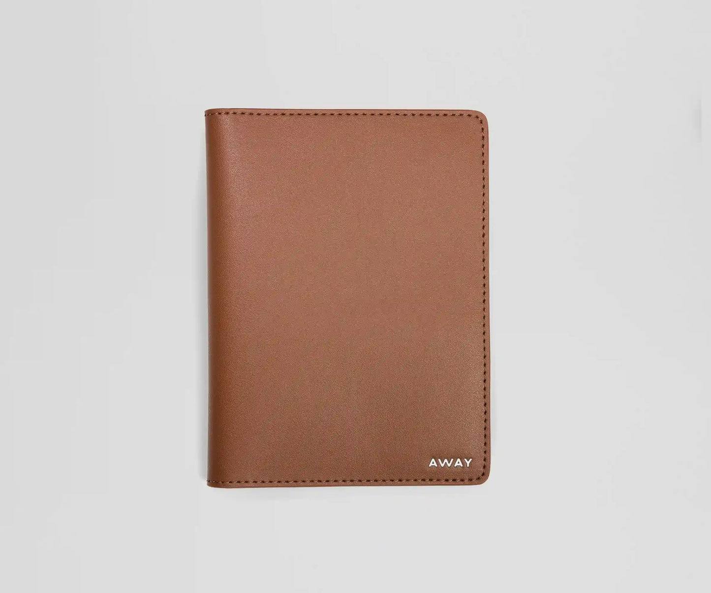 Passport Holder in Saddle Brown