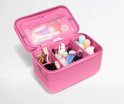 The Train Case in Island Pink