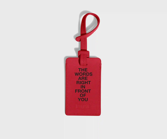 The Luggage Tag in The Words