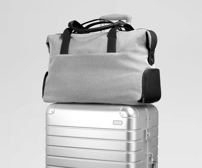 Canvas Overnight Bag in Jet Black