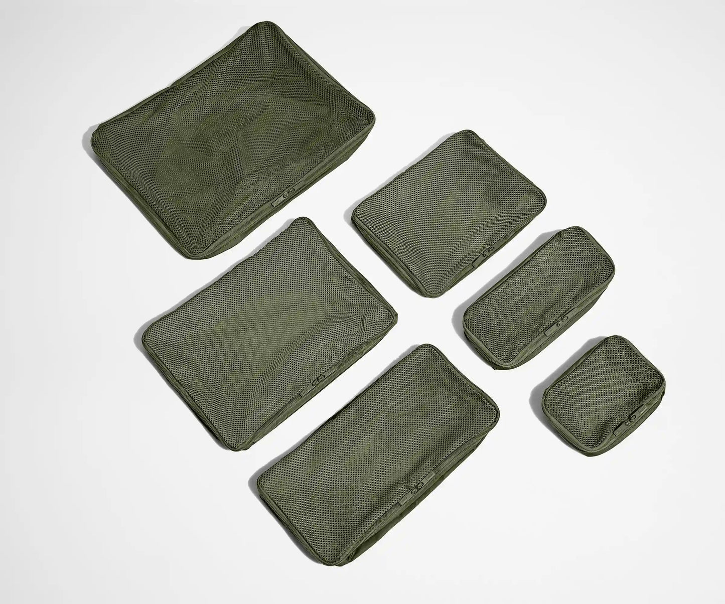 Insider Packing Cubes (Set of 6) in Olive Green