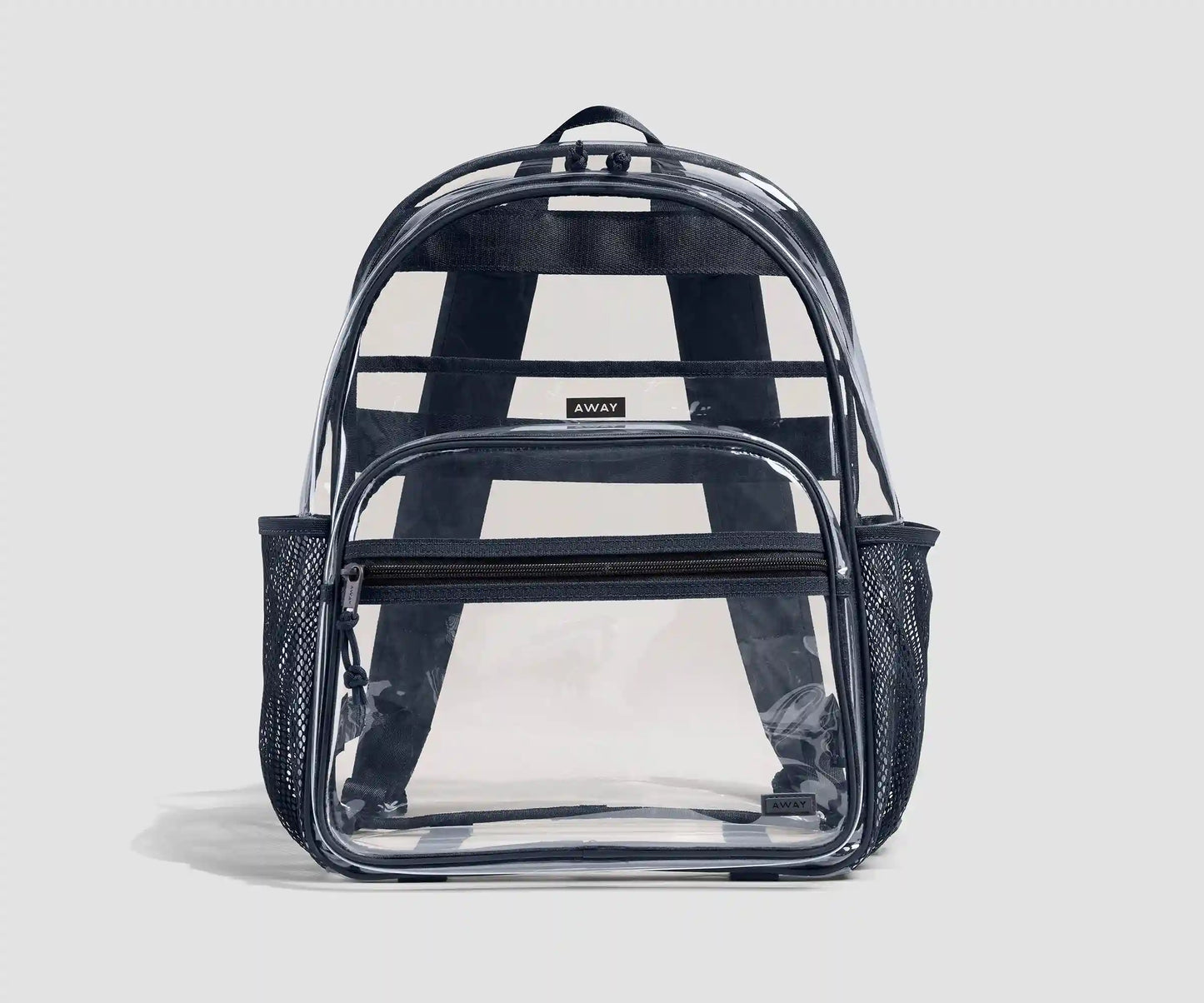 Clear Daily Backpack in Clear/Navy Blue