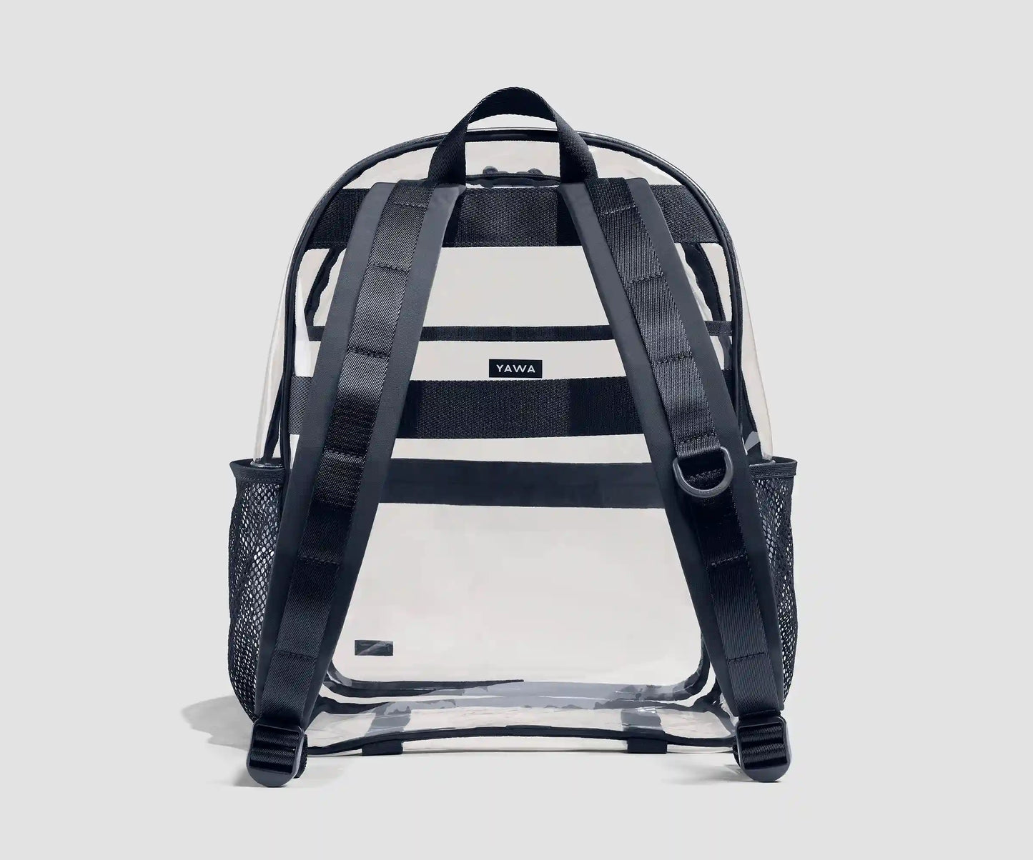 Clear Daily Backpack in Clear/Navy Blue
