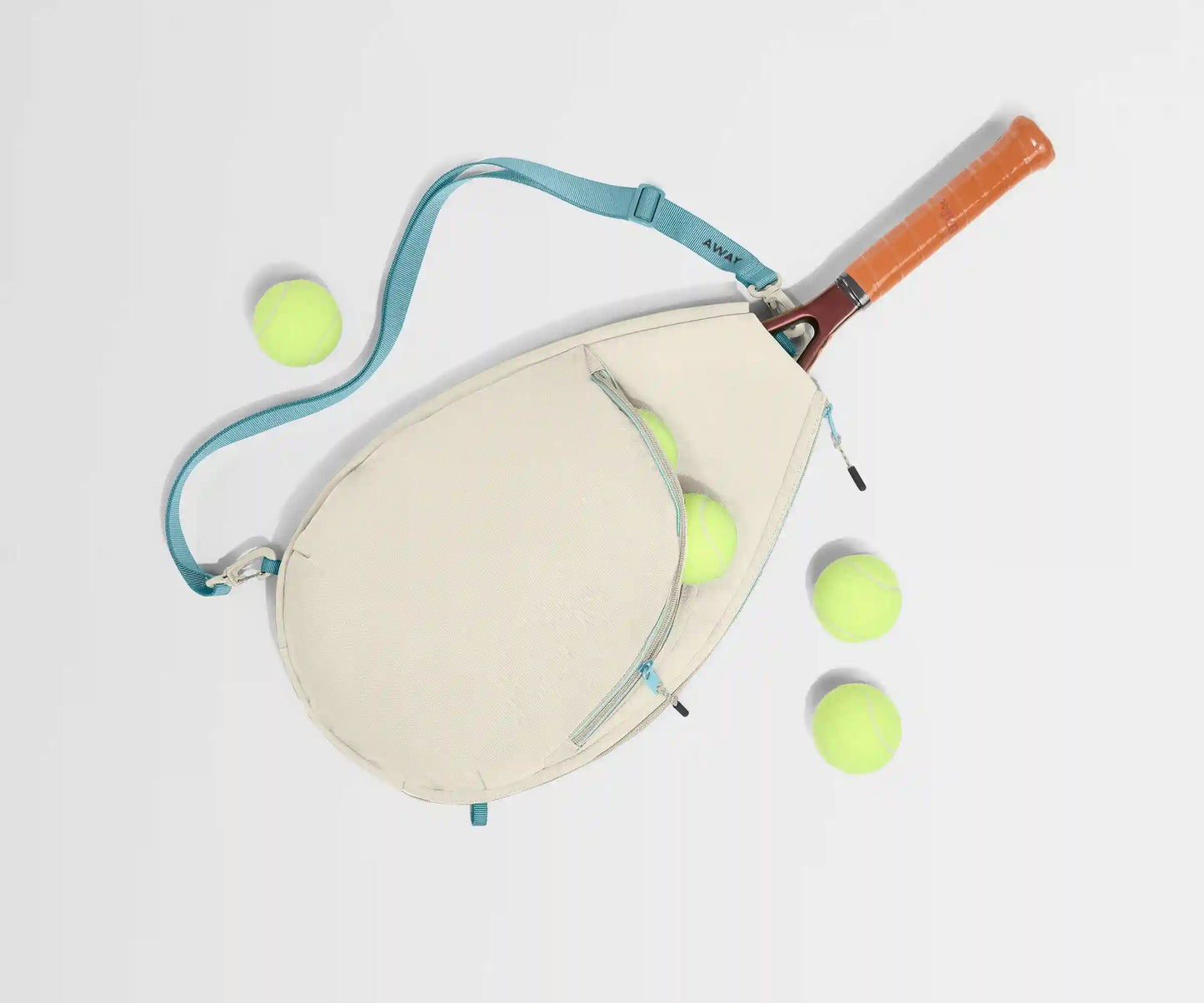 Racket Bag in Salt White