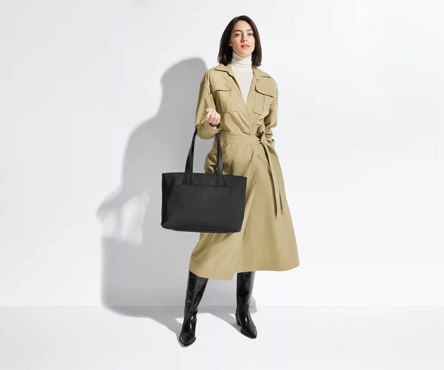 The Everywhere Tote in Jet Black