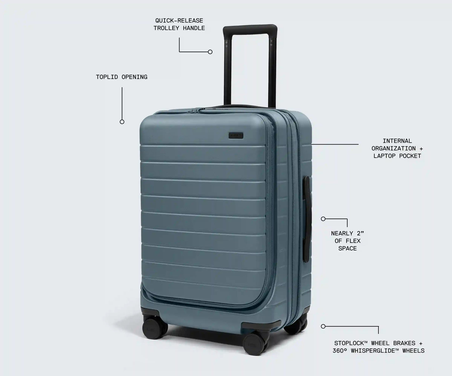 Topside Bigger Carry-On in Olive Green