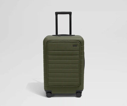 The Executive Bigger Carry-On in Olive Green