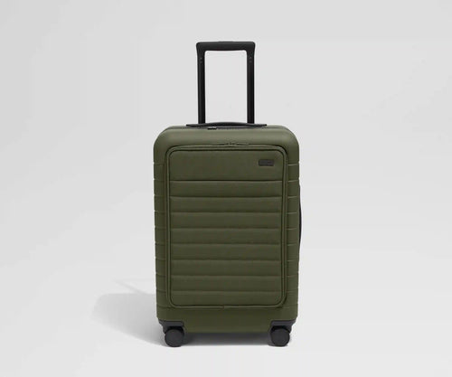The Executive Bigger Carry-On in Olive Green
