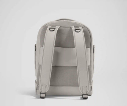 The Double Diaper Backpack in Cloud Gray